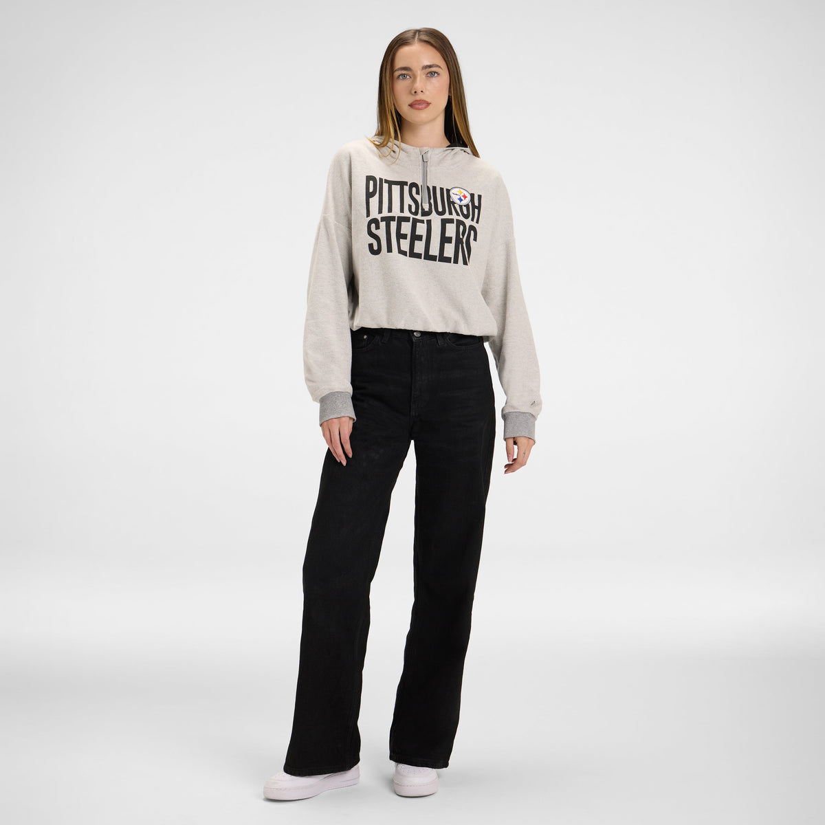 Philadelphia 76ers Sport Night Heather Gray Women's Hoodie