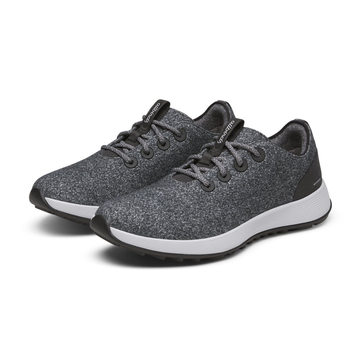 Men's Wool Runner NZ Waterproof - Dark Grey (Light Grey Sole)