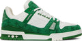 LV Trainer - (Green Monogram Denim)