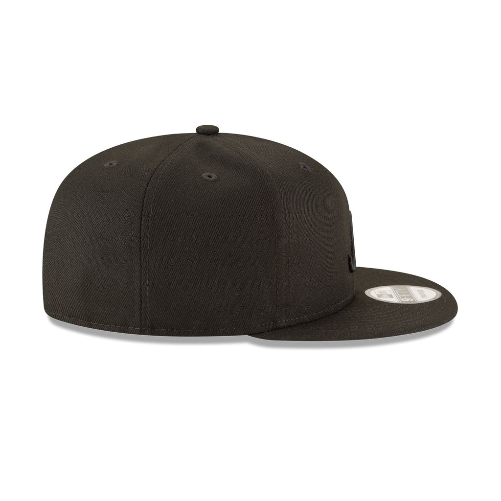 Atlanta Braves Basic All Black 9FIFTY Snapback Hat
