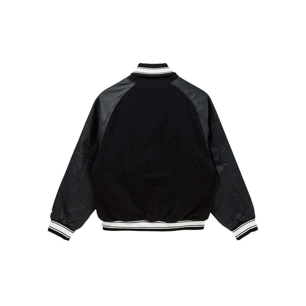 Los Angeles Dodgers Raglan Black Varsity Jacket