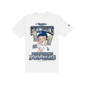 Bella Doña x Betty Boop x Los Angeles Dodgers 2025 World Series Champions White T-Shirt