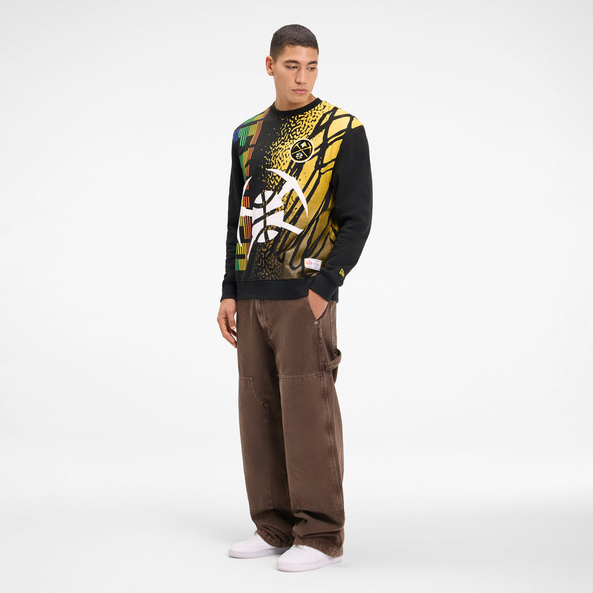 Dallas Mavericks 2025 City Edition Black Crewneck
