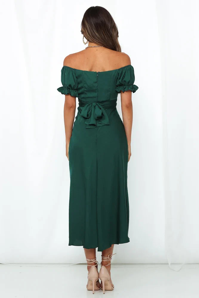 Sky Child Maxi Dress Forest Green