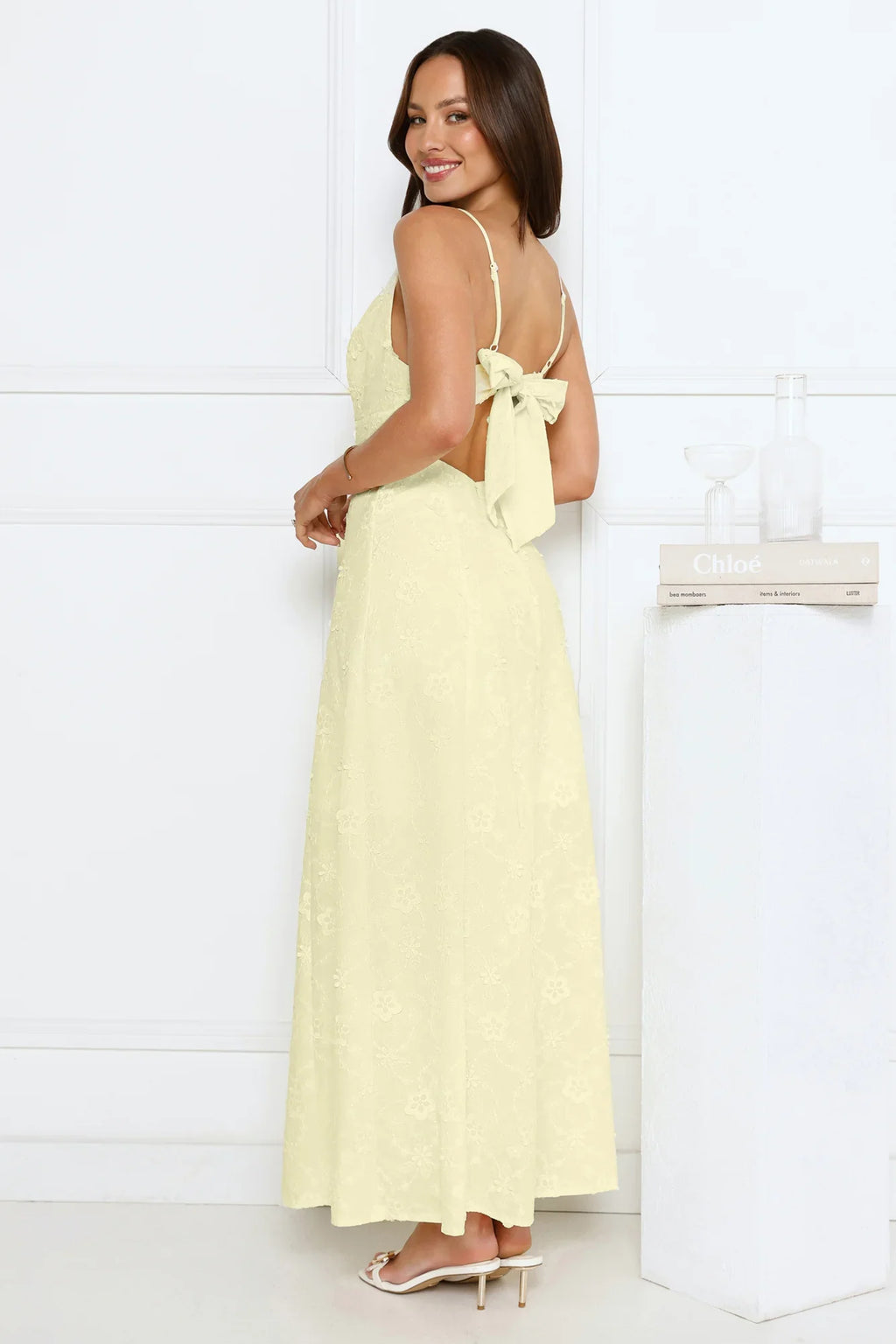 Soft Moonbeam Maxi Dress Yellow
