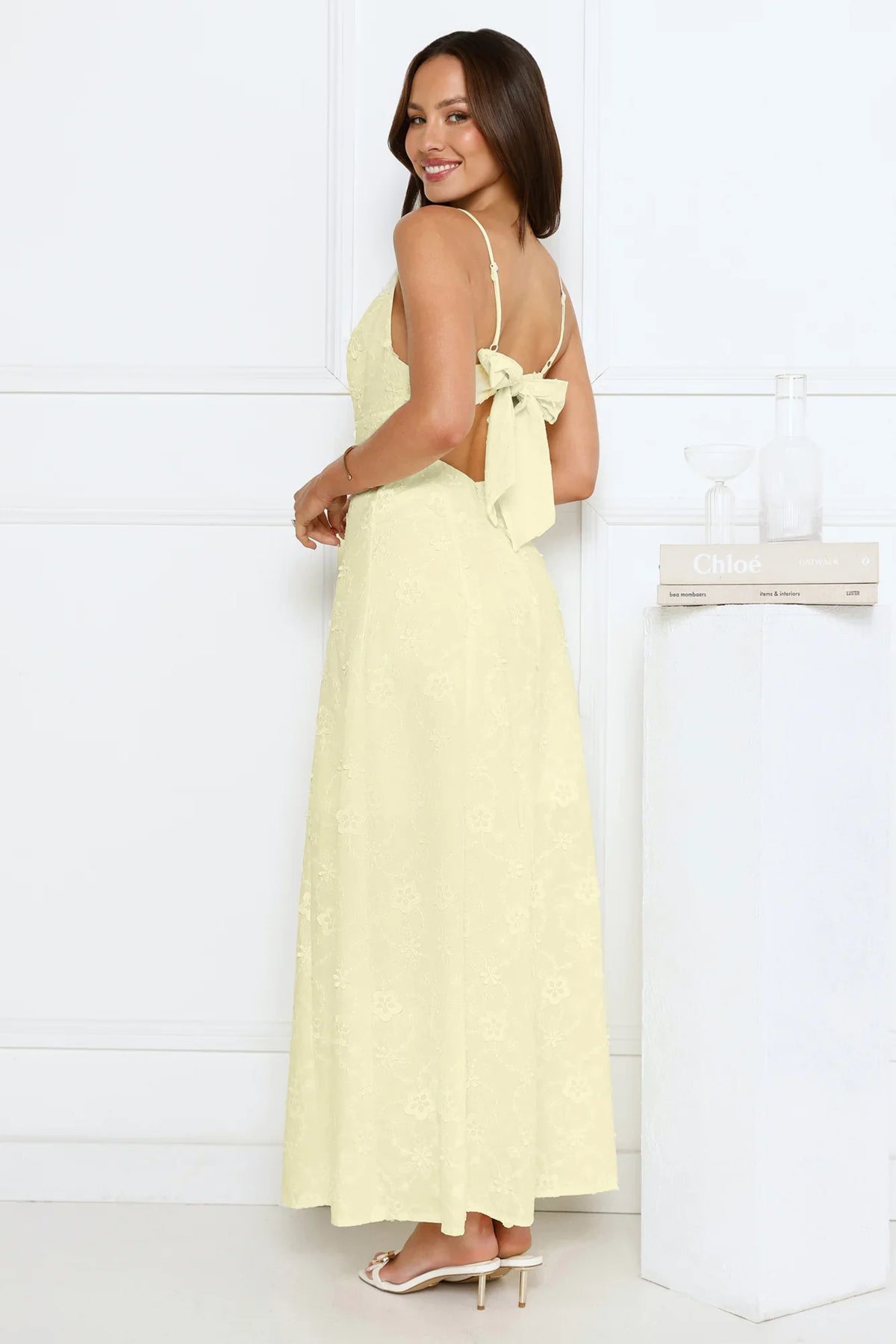 Soft Moonbeam Maxi Dress Yellow