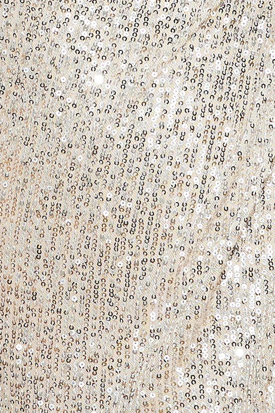 Sparkle With Me Sequin Maxi Dress Silver