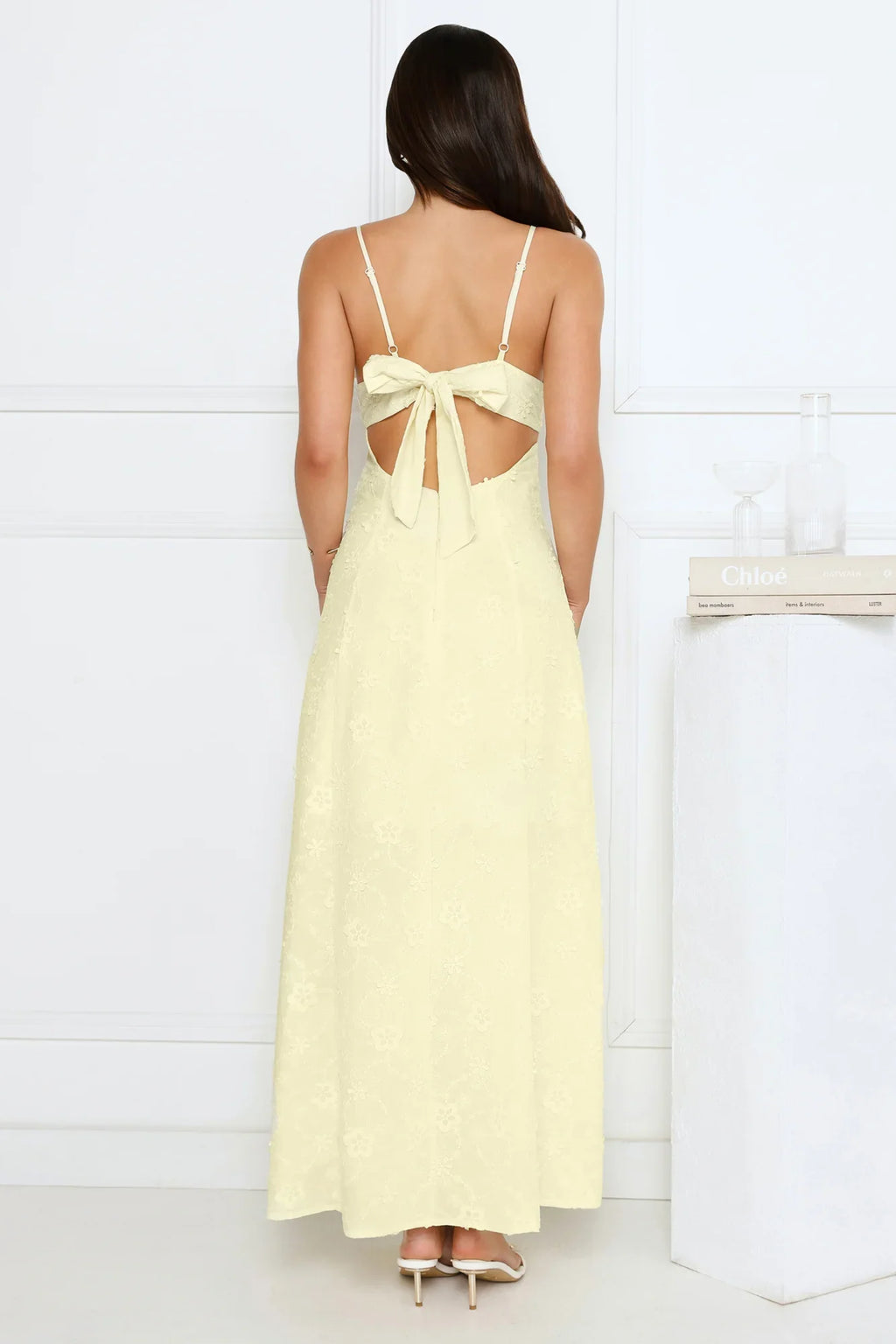 Soft Moonbeam Maxi Dress Yellow