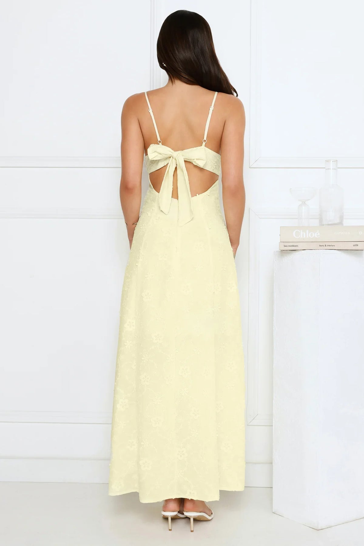 Soft Moonbeam Maxi Dress Yellow