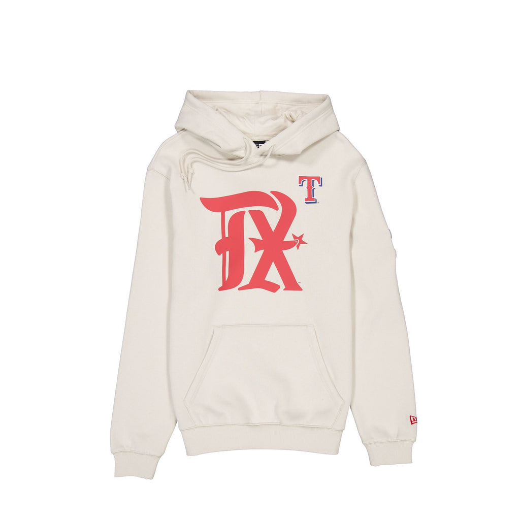 Texas Rangers City Connect White Hoodie