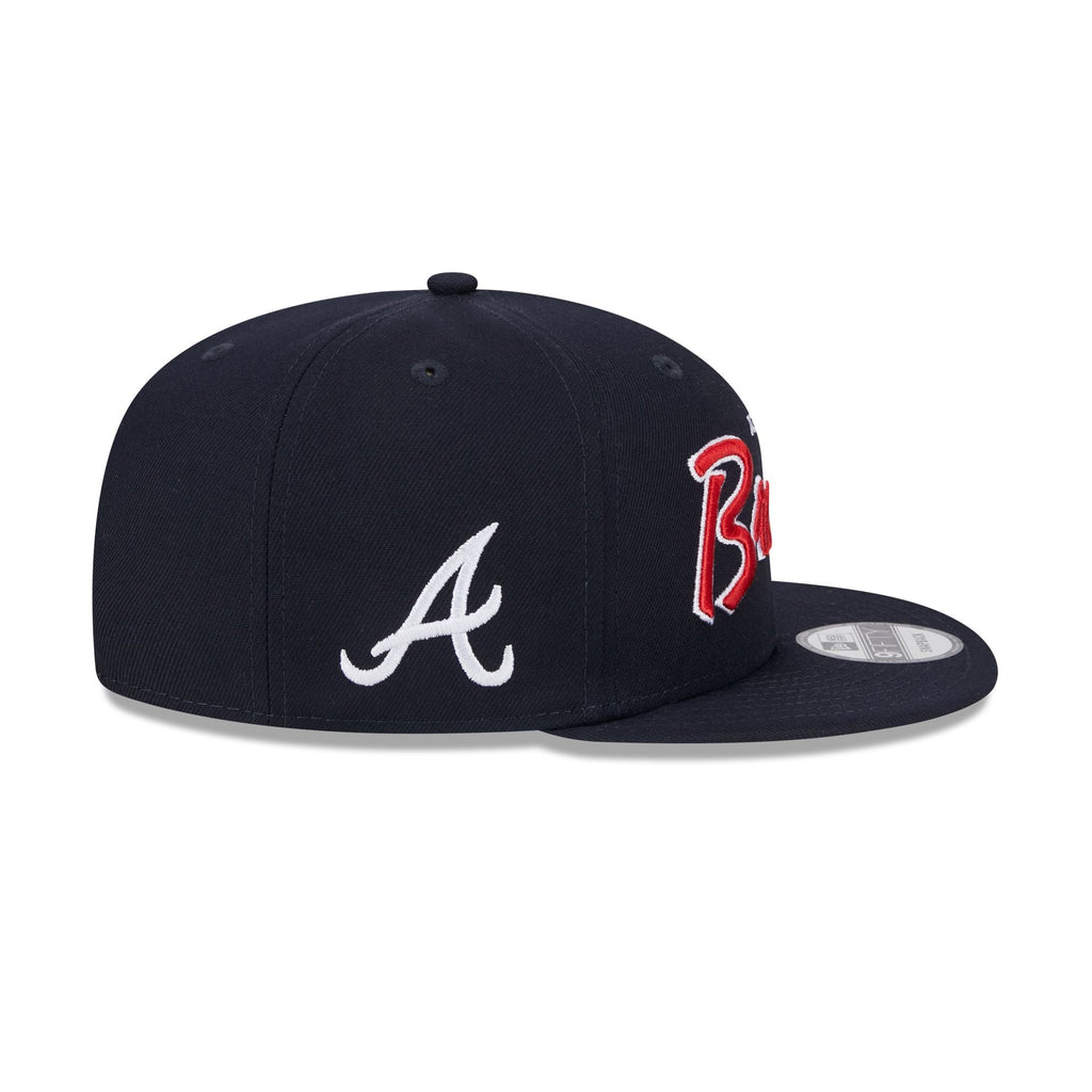 Atlanta Braves Wordmark 9FIFTY Snapback Hat