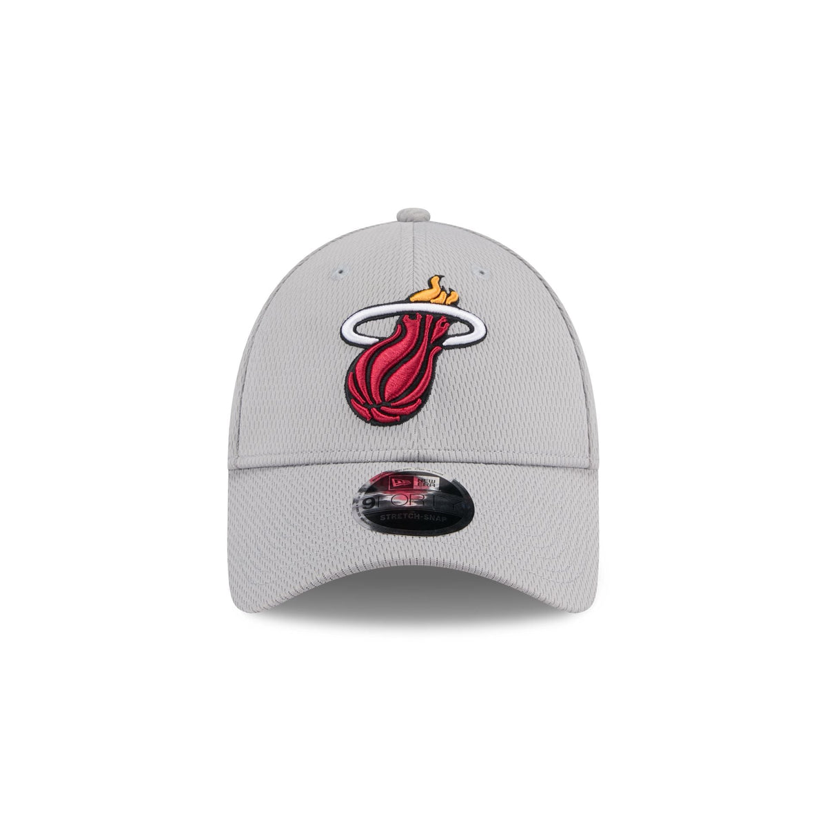 Miami Heat Gray 9FORTY Stretch-Snap Hat