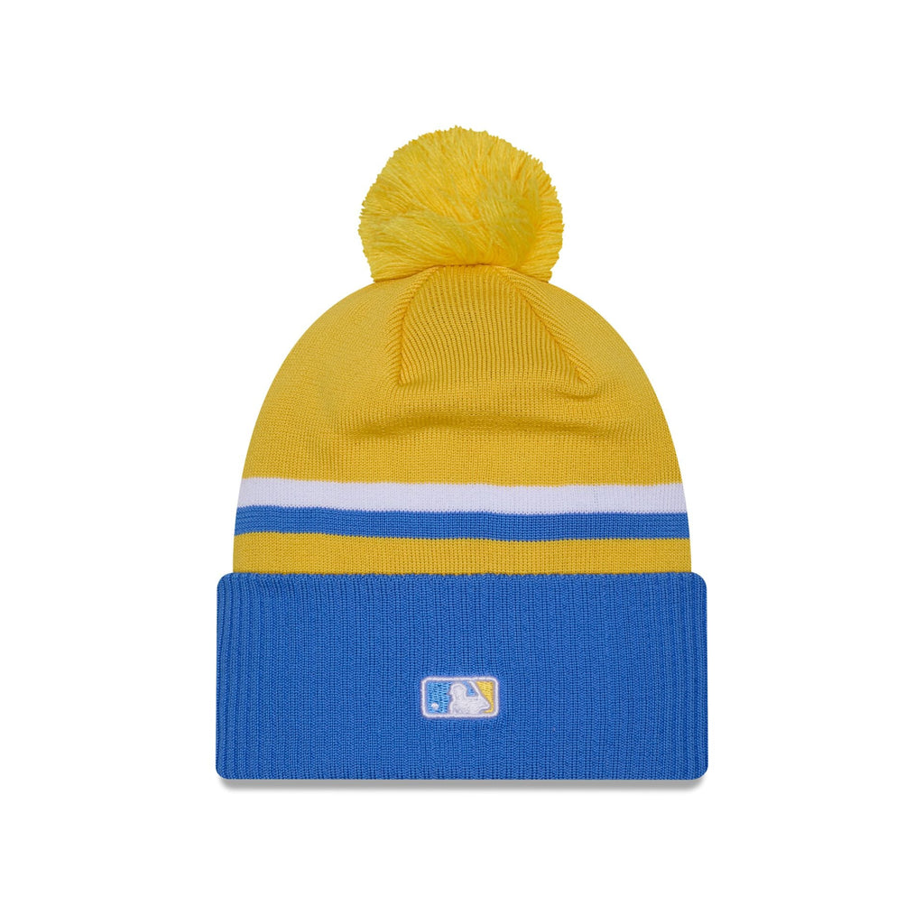 Boston Red Sox City Connect Pom Knit Hat