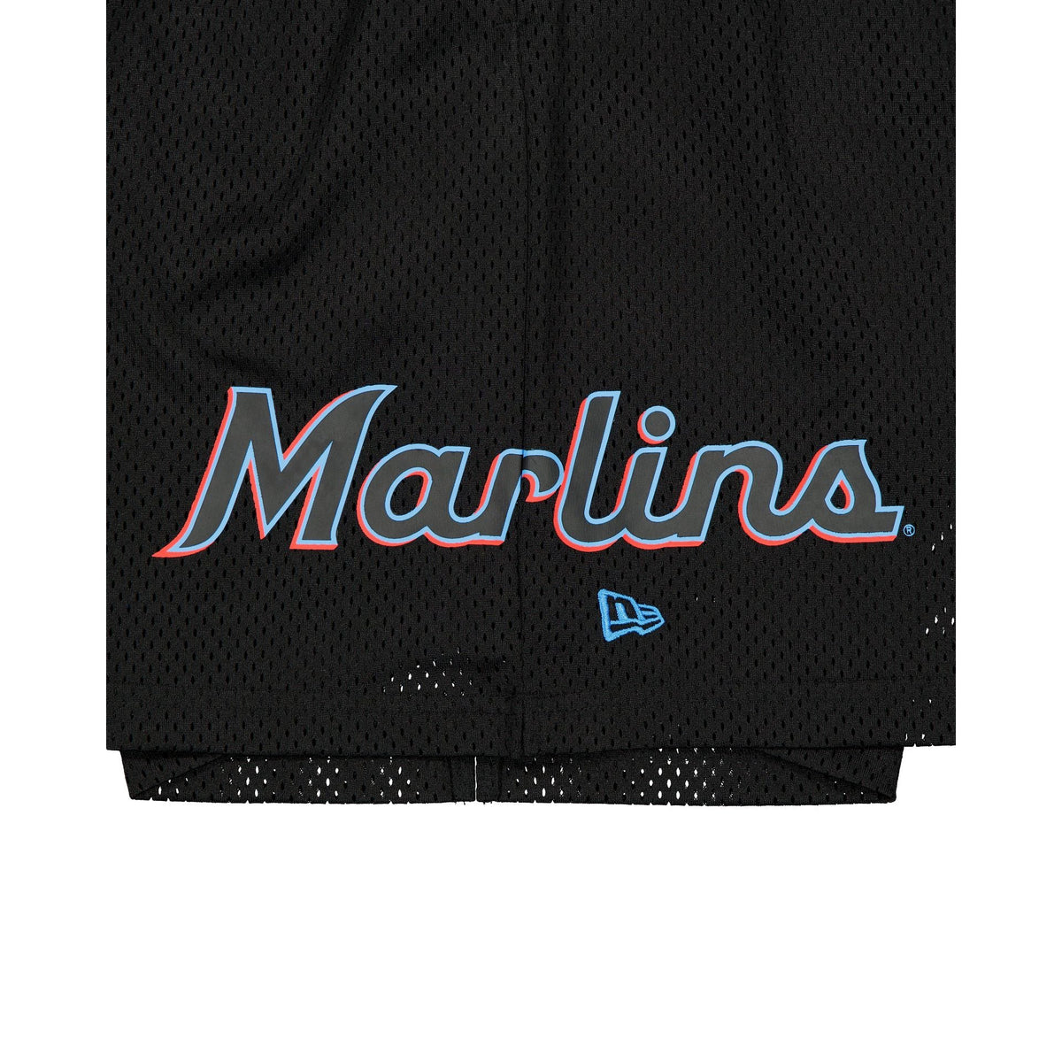 Miami Marlins Mesh Black Shorts