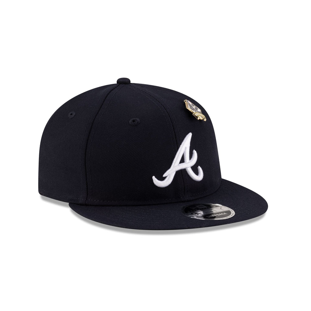 Atlanta Braves Jackie Robinson Day 2025 Retro Crown 9FIFTY Snapback Hat