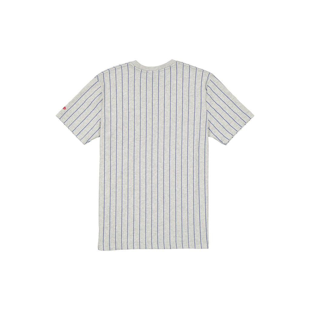 Chicago Cubs Throwback Retro Gray Pinstripe T-Shirt