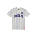 Brooklyn Dodgers Throwback Retro Gray Pinstripe T-Shirt