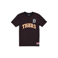 Detroit Tigers Throwback Retro Pinstripe T-Shirt