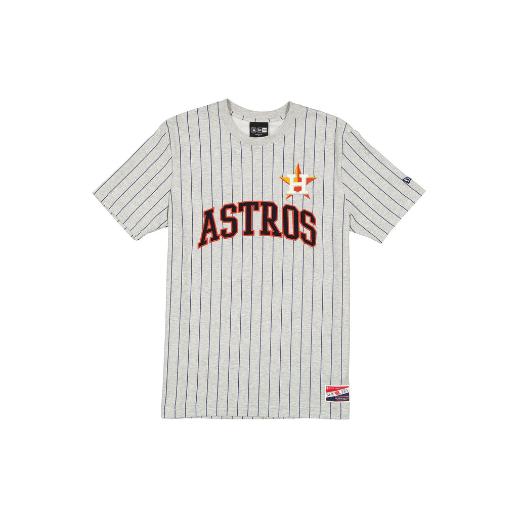 Houston Astros Throwback Retro Gray Pinstripe T-Shirt