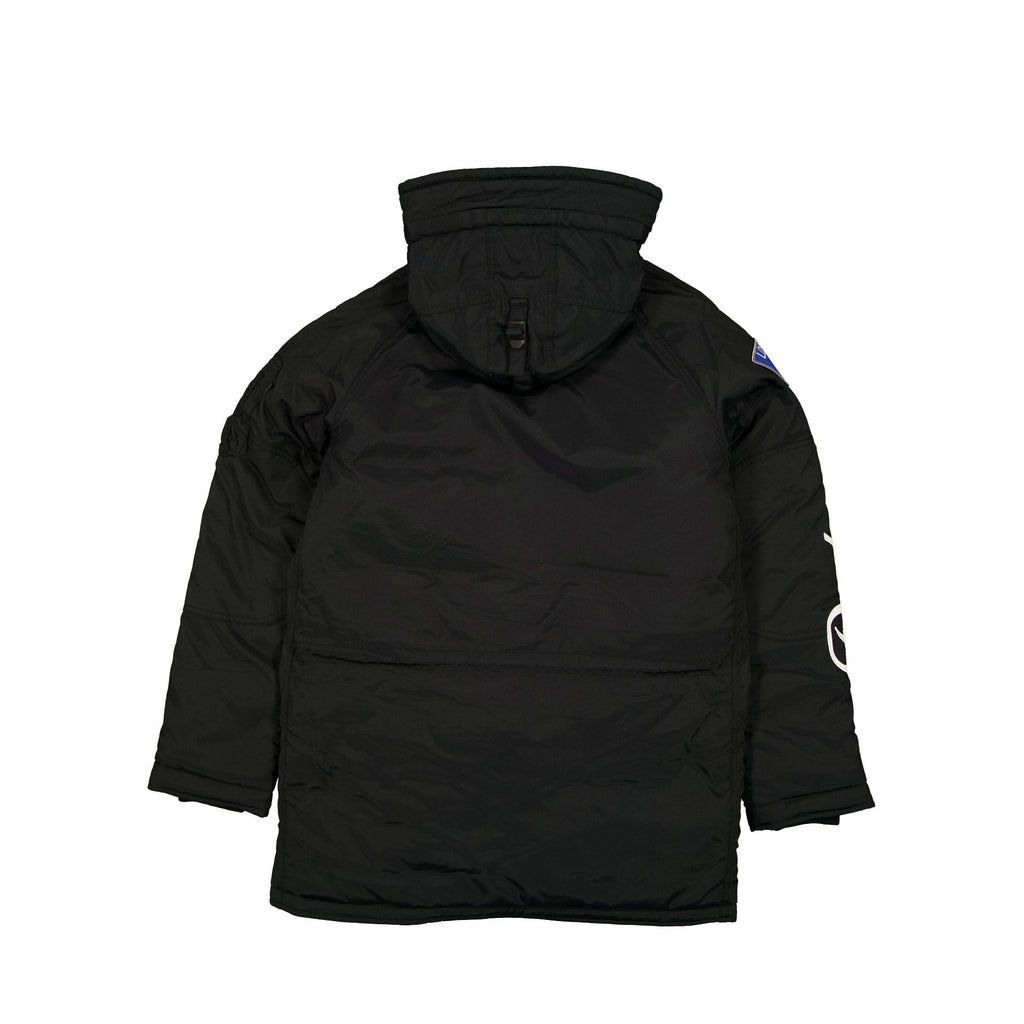 Alpha Industries x Los Angeles Dodgers Black N-3B Parka Jacket