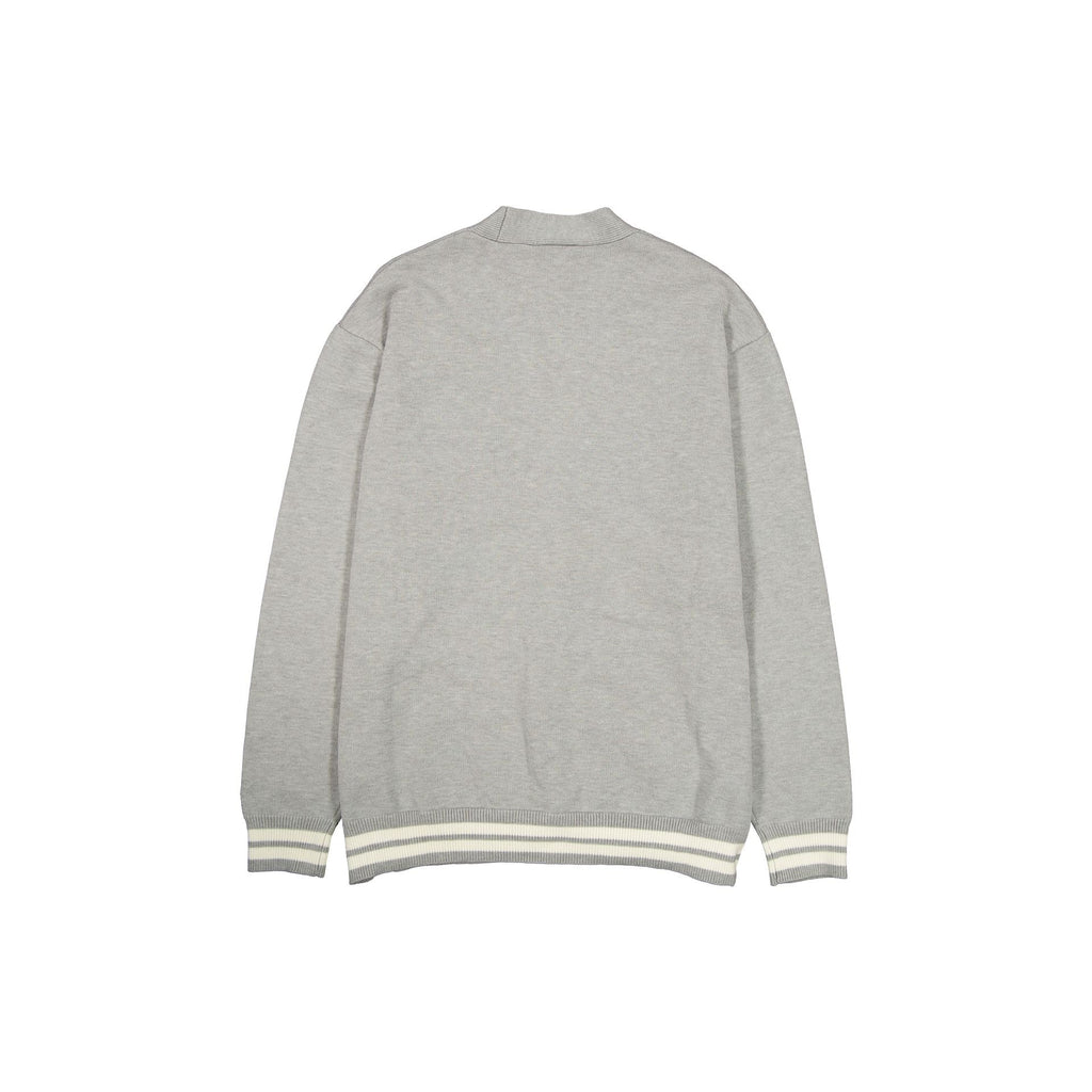 Los Angeles Dodgers Gray Knit Cardigan