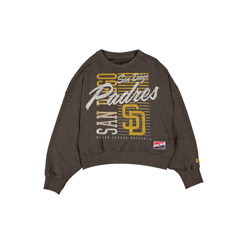 San Diego Padres Throwback Women's Washed Crewneck