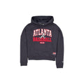 Atlanta Braves Throwback Women's Glitter Hoodie