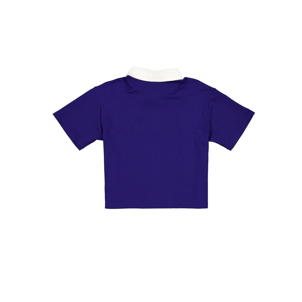 Los Angeles Dodgers Throwback Women's Cropped Polo