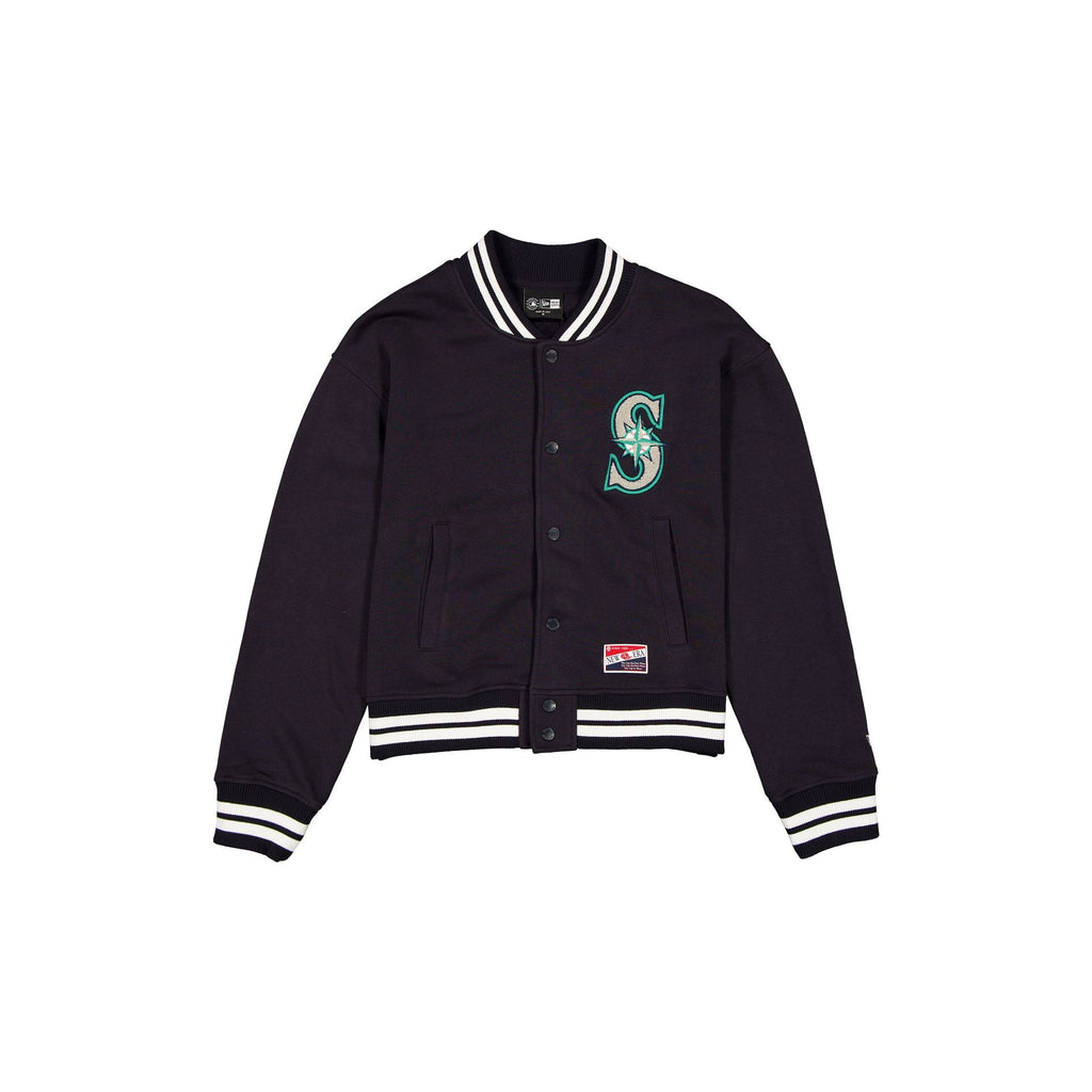 Seattle Mariners Throwback Women's Snap Front Jacket