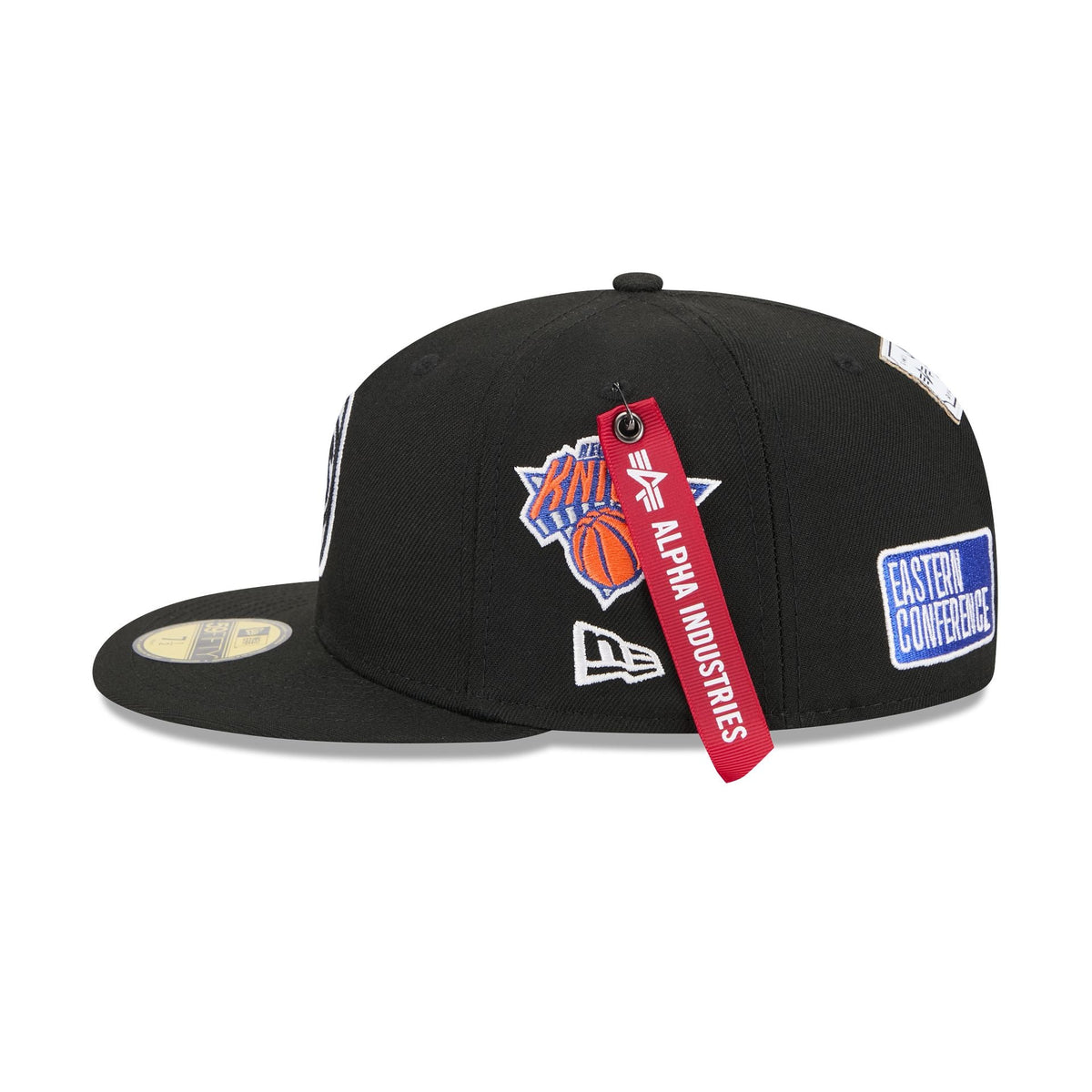 Alpha Industries x New York Knicks Black 59FIFTY Fitted Hat