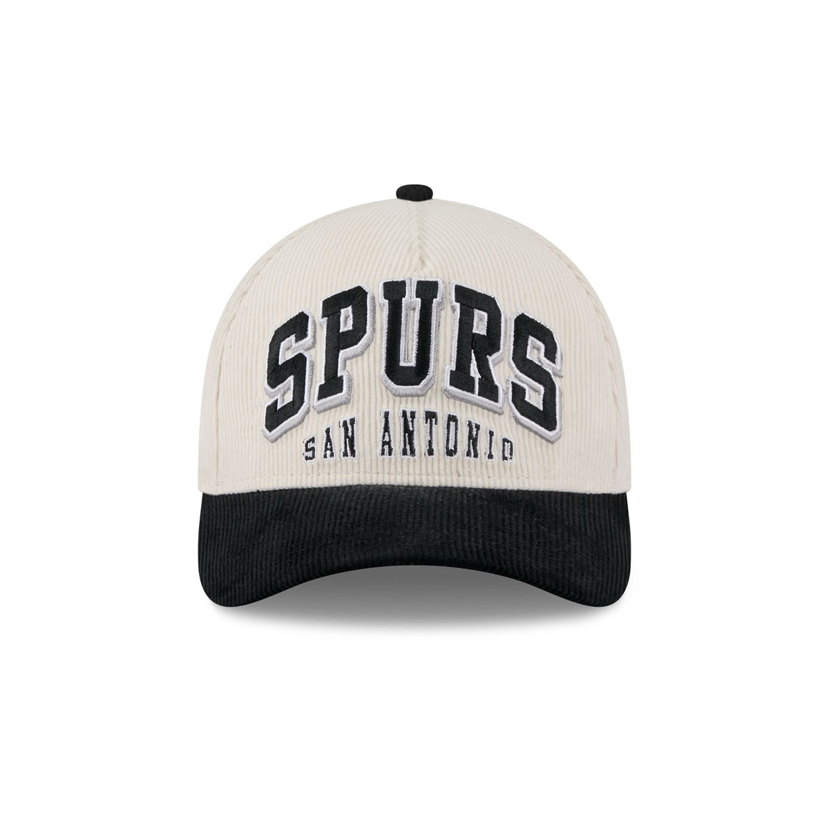 San Antonio Spurs Stacked Corduroy 9FORTY M-Crown A-Frame Snapback Hat