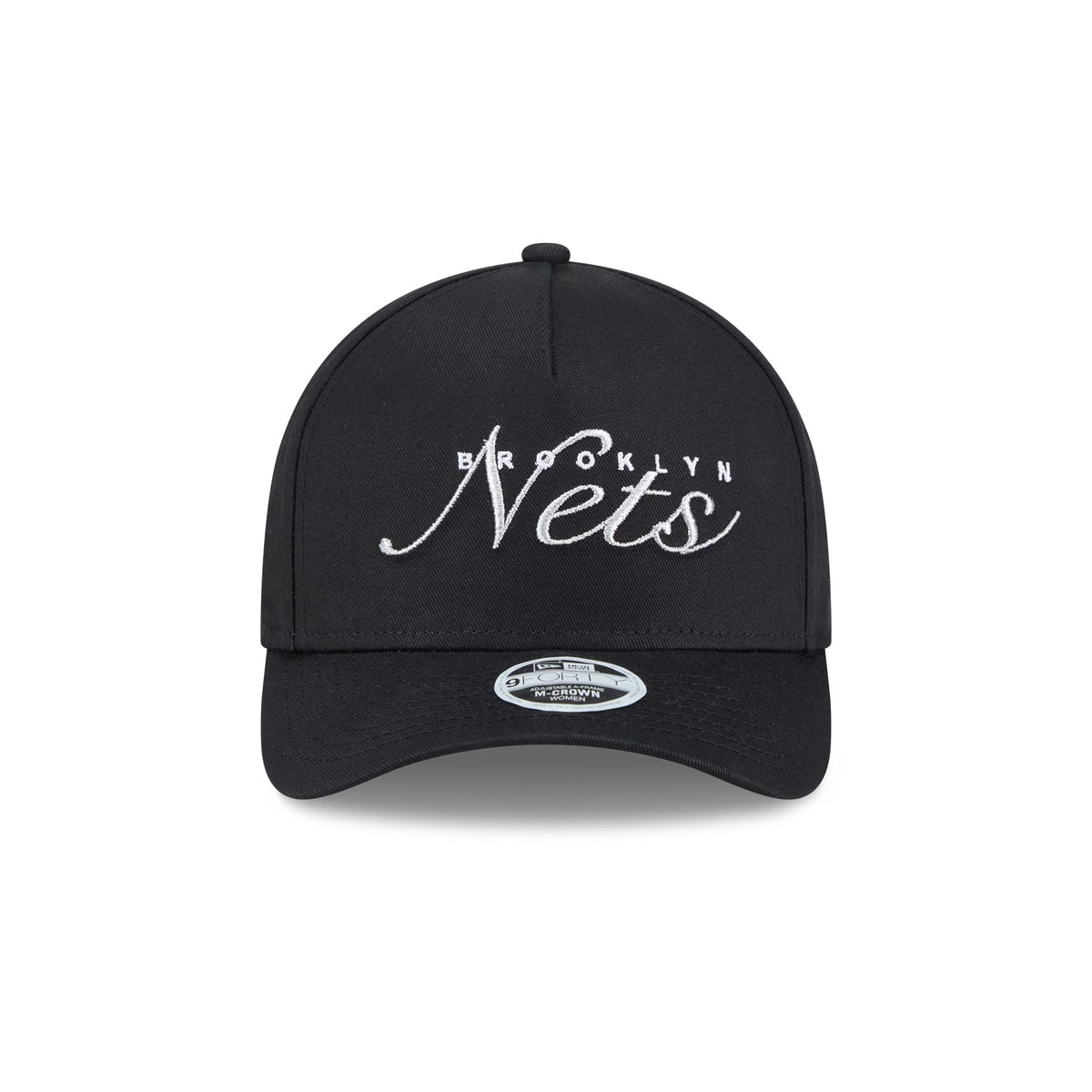 Brooklyn Nets Metallic Women's 9FORTY M-Crown A-Frame Snapback Hat