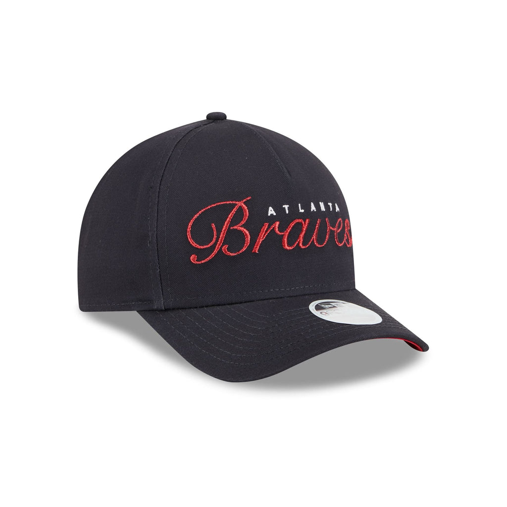 Atlanta Braves Metallic Women's 9FORTY M-Crown A-Frame Snapback Hat
