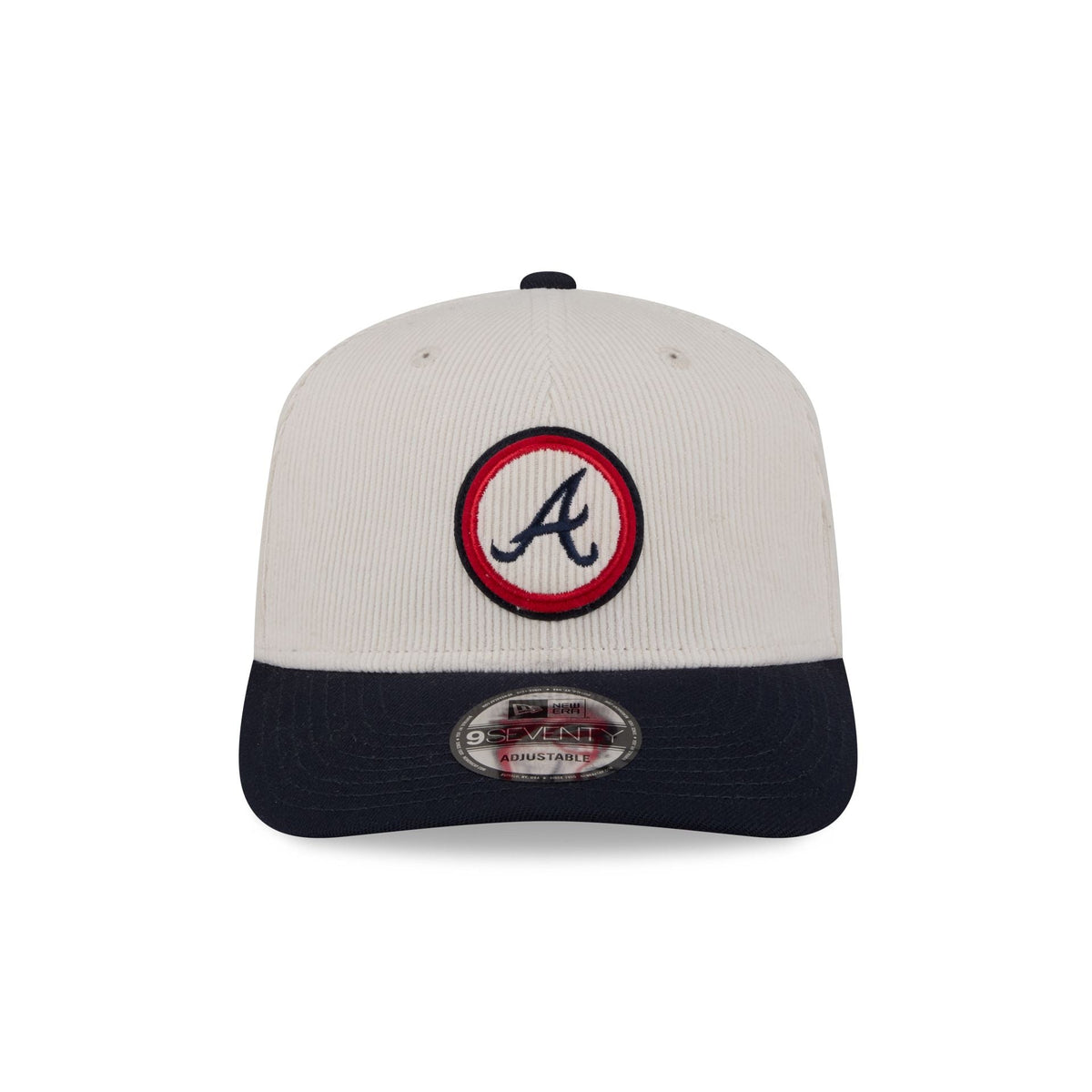 Atlanta Braves Loyal Corduroy 9SEVENTY Stretch-Snap Hat