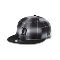 Detroit Tigers Black and White Plaid Retro Crown 9FIFTY Snapback Hat