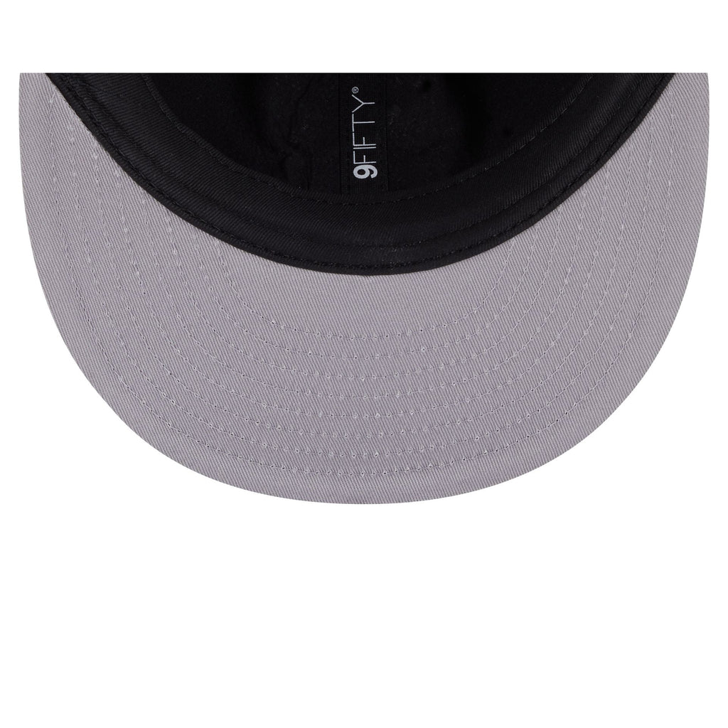 San Francisco Giants Black and White Plaid Retro Crown 9FIFTY Snapback Hat