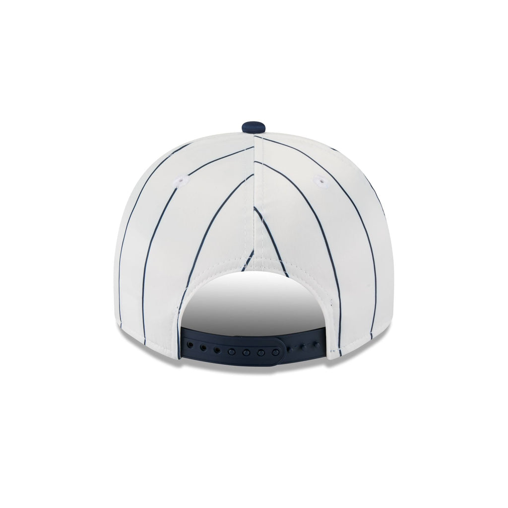 Atlanta Braves Satin Pinstripe 9FIFTY A-Frame Snapback Hat