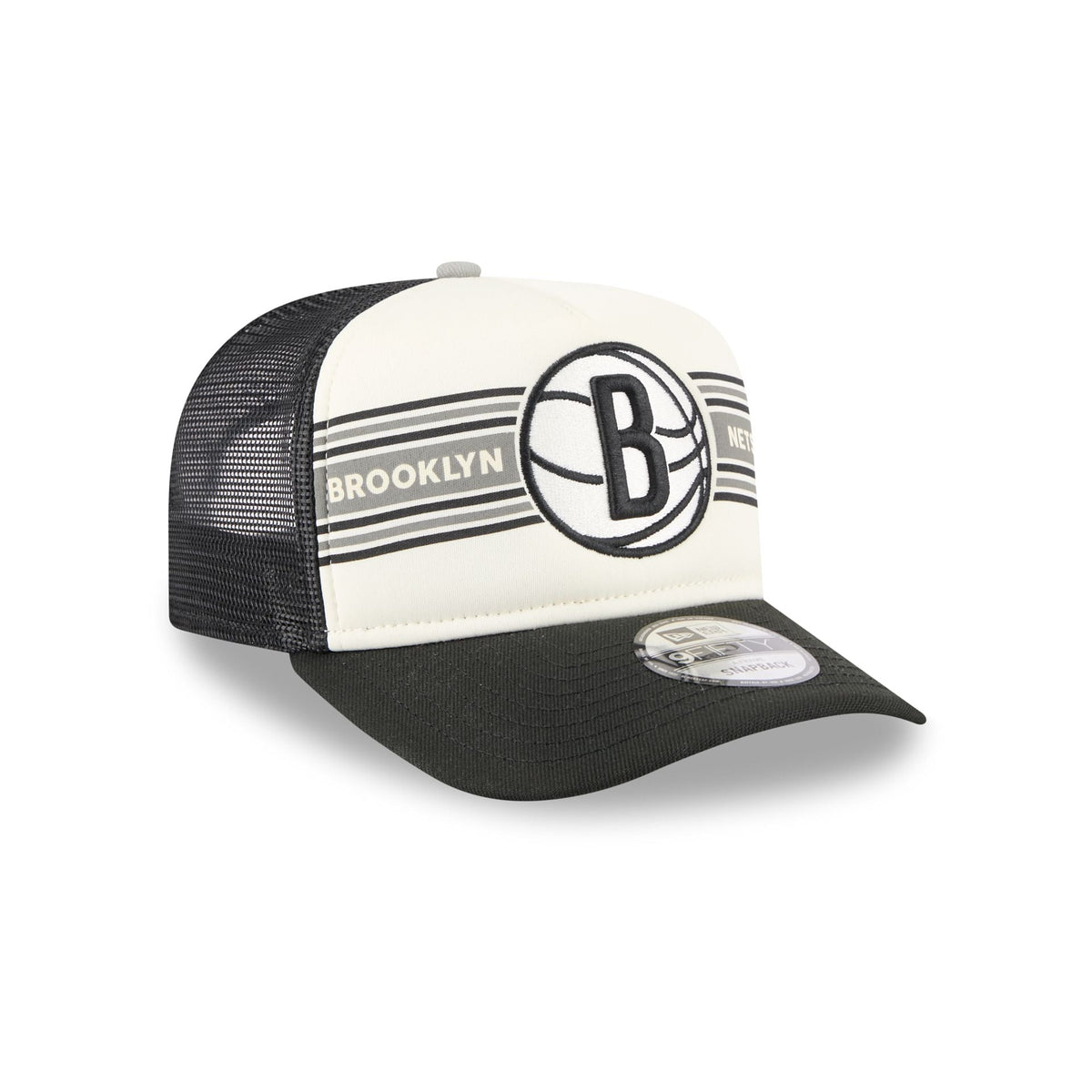 Brooklyn Nets Banner 9FIFTY A-Frame Trucker Hat