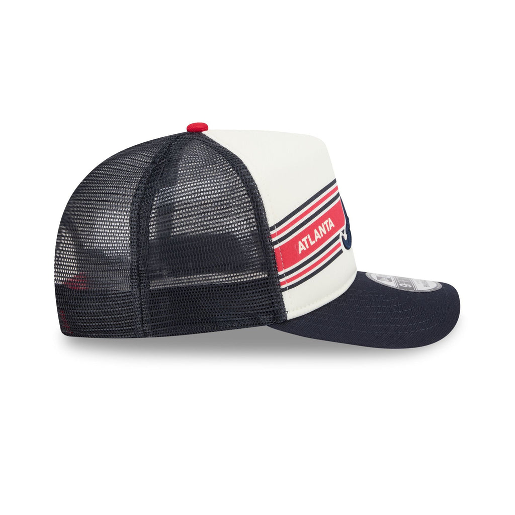 Atlanta Braves Banner 9FIFTY A-Frame Trucker Hat