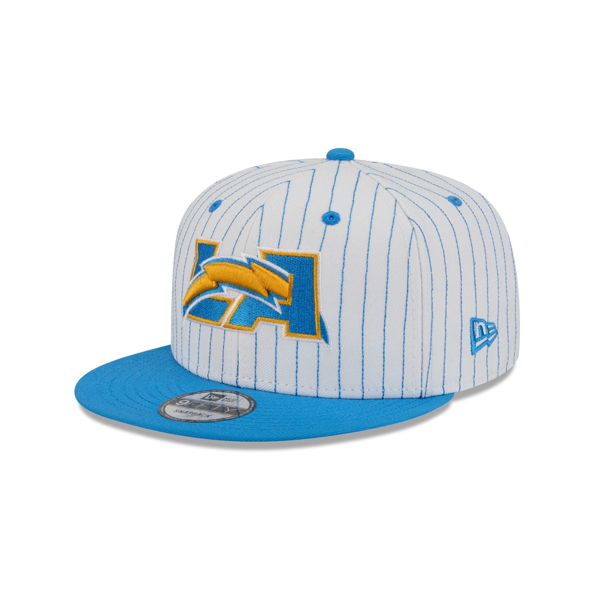 Los Angeles Chargers Deceptor Pinstripe 9FIFTY Snapback Hat