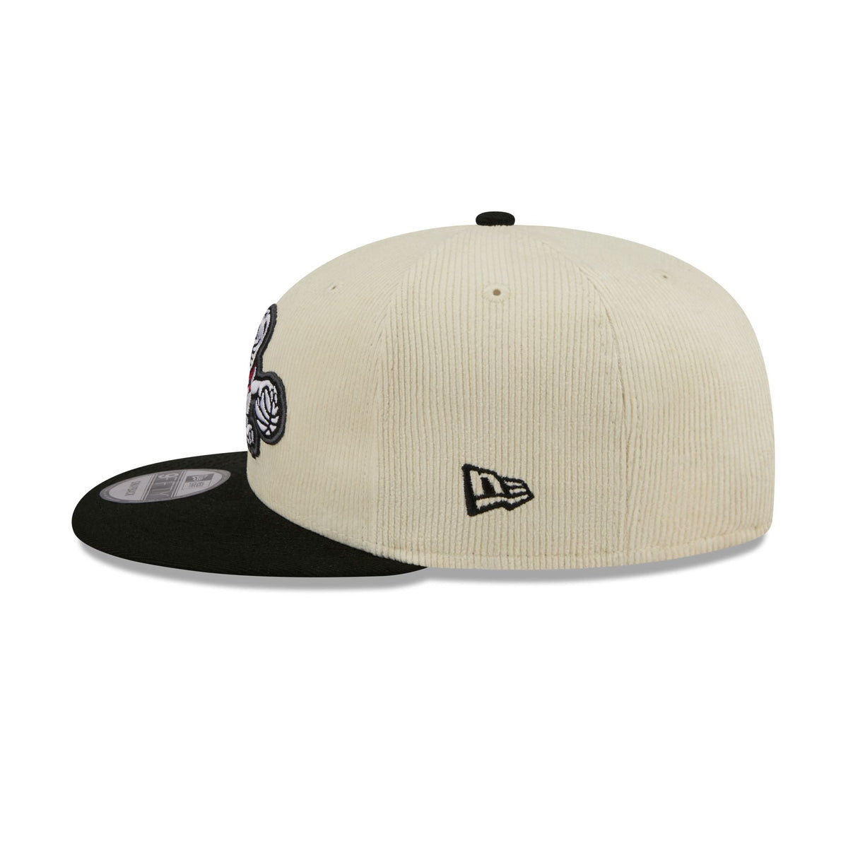 Toronto Raptors 2025 City Edition Chrome White Corduroy 9FIFTY Snapback Hat