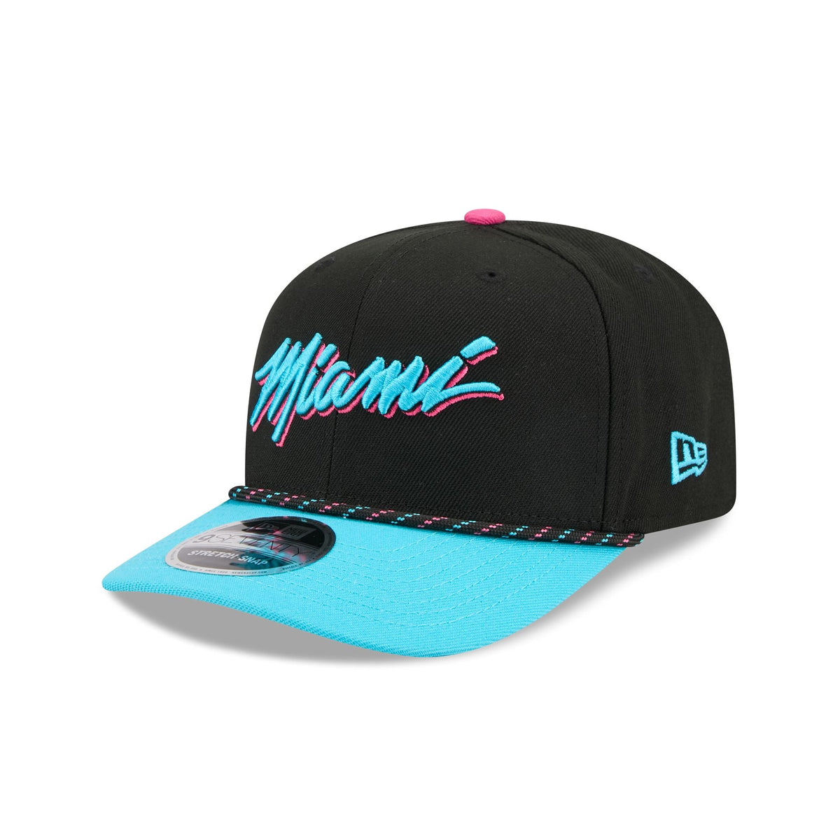 Miami Heat 2025 City Edition 9SEVENTY Stretch-Snap Hat