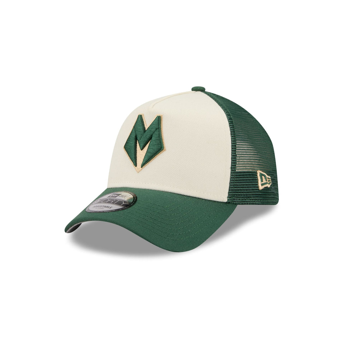 Milwaukee Bucks 2025 City Edition 9FORTY A-Frame Trucker Hat