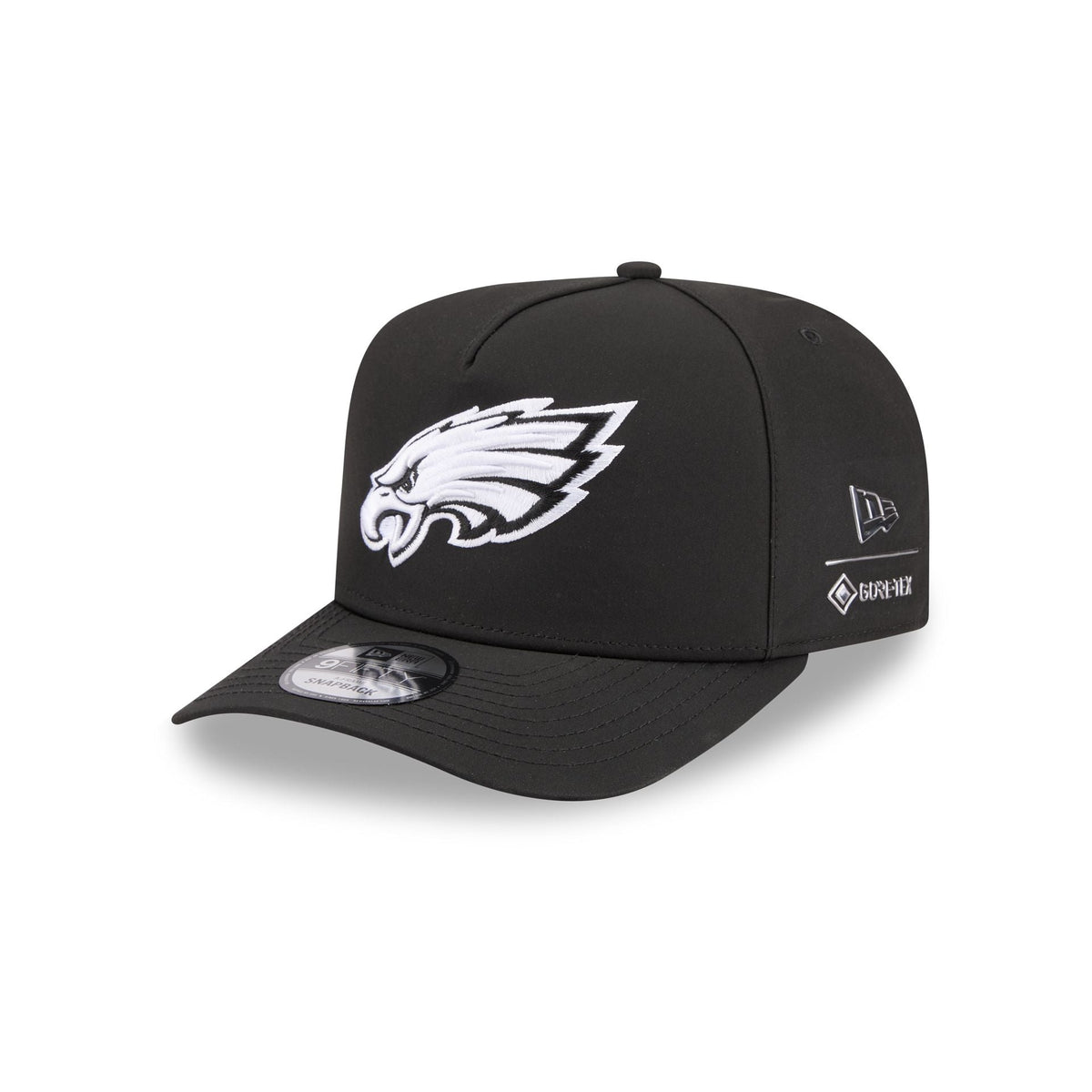 Philadelphia Eagles GORE-TEX Black 9FIFTY A-Frame Snapback Hat