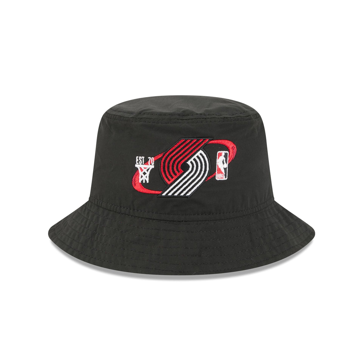 Portland Trail Blazers Nylon Logo Bucket Hat