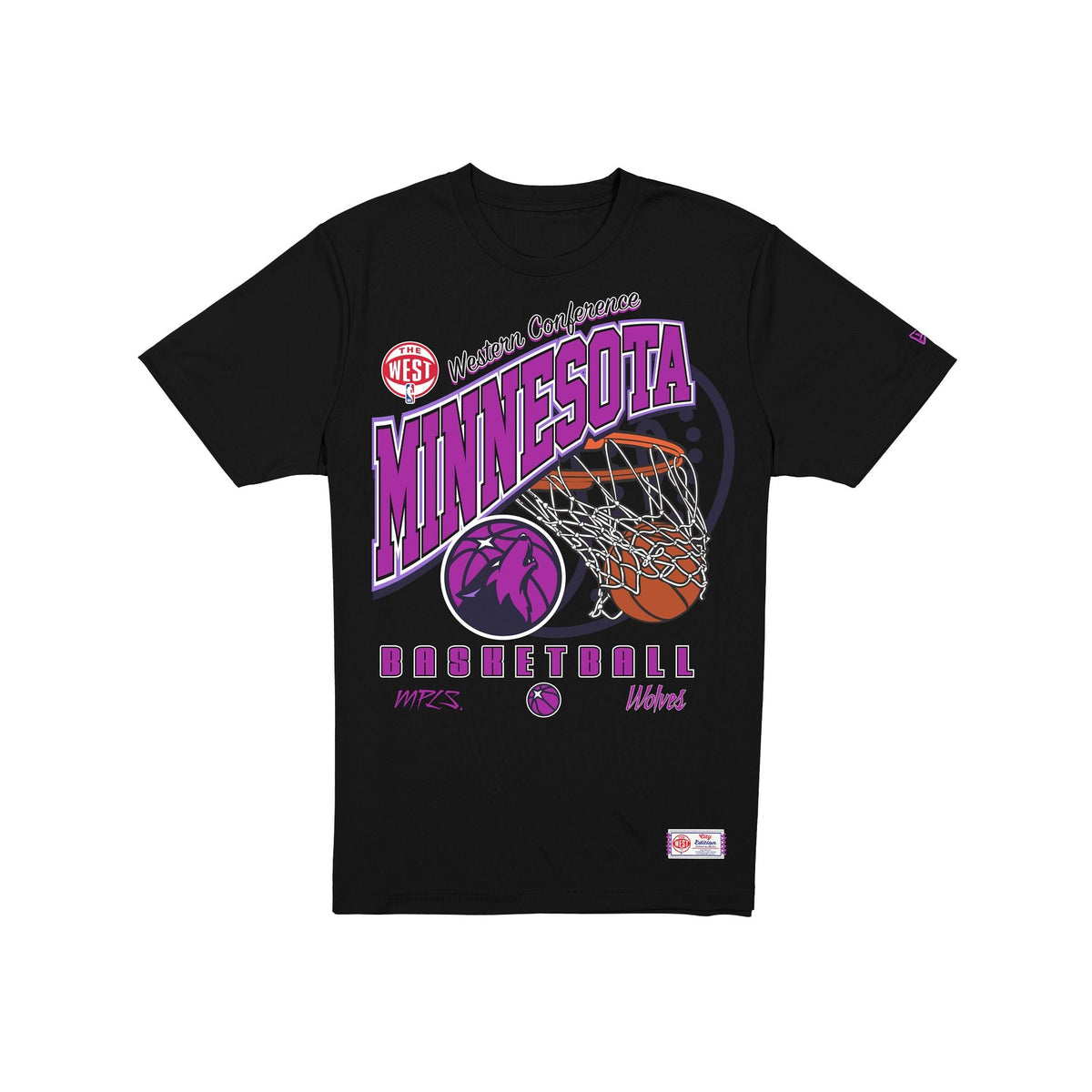 Minnesota Timberwolves 2025 City Edition Black T-Shirt