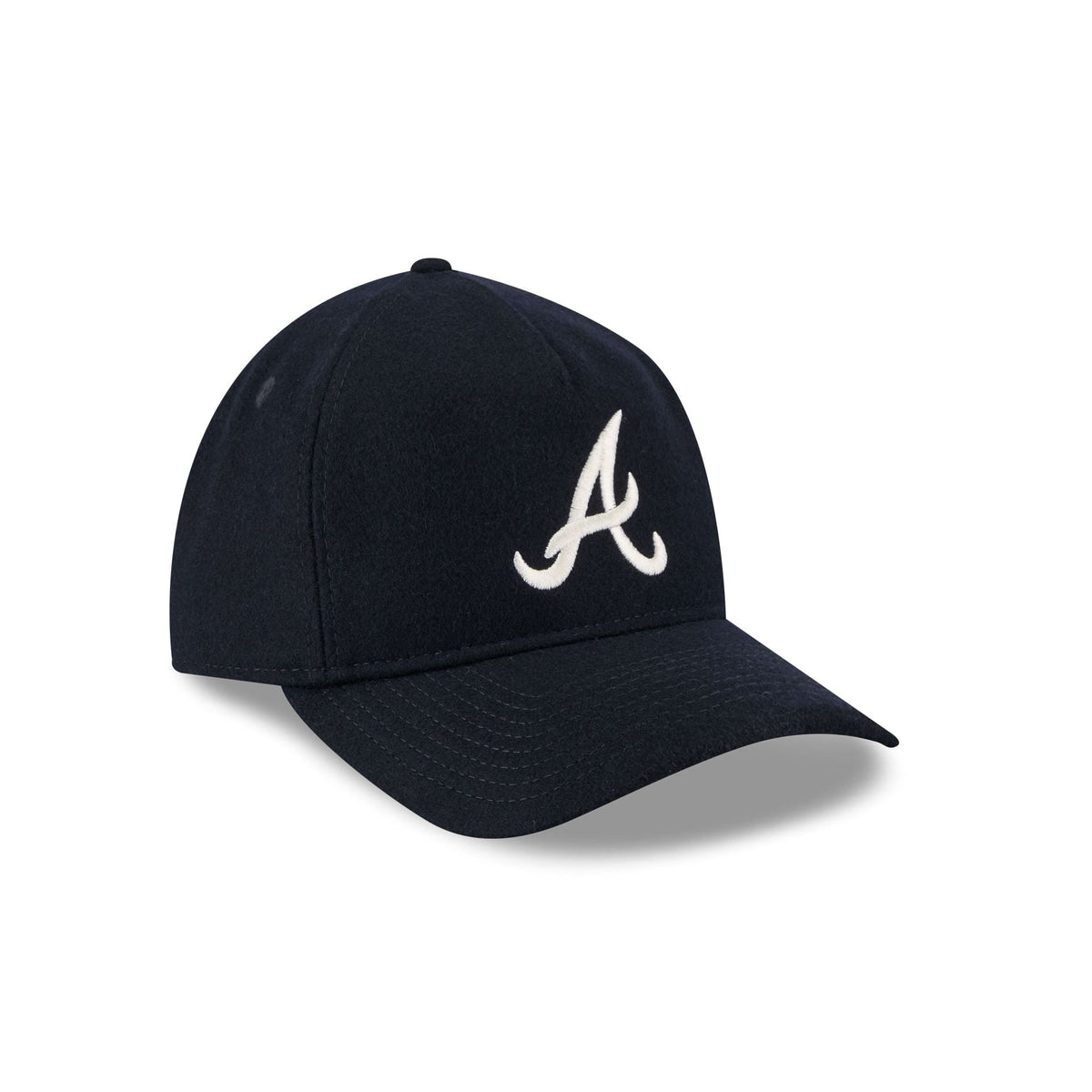 Atlanta Braves Wool Letterman 9TWENTY A-Frame Adjustable Hat Adjustable Hat