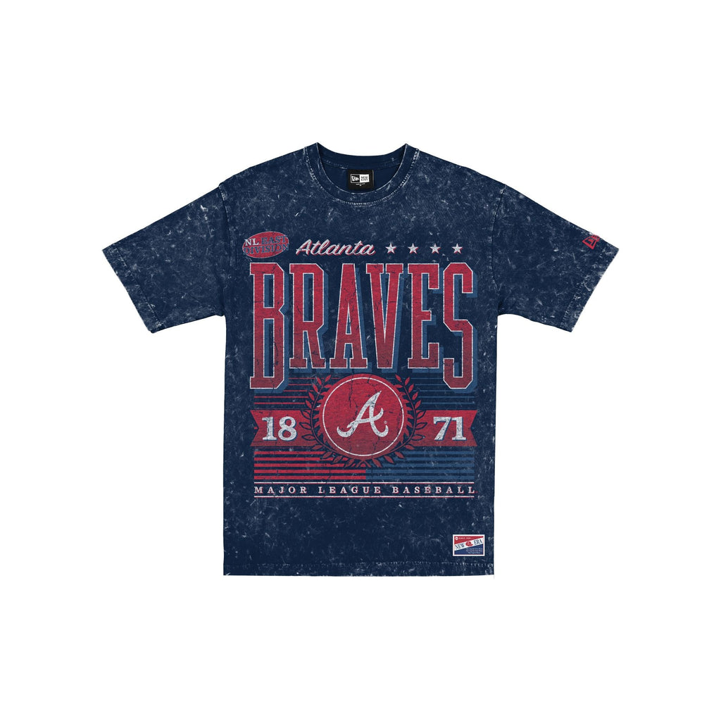 Atlanta Braves Throwback Vintage Wash T-Shirt