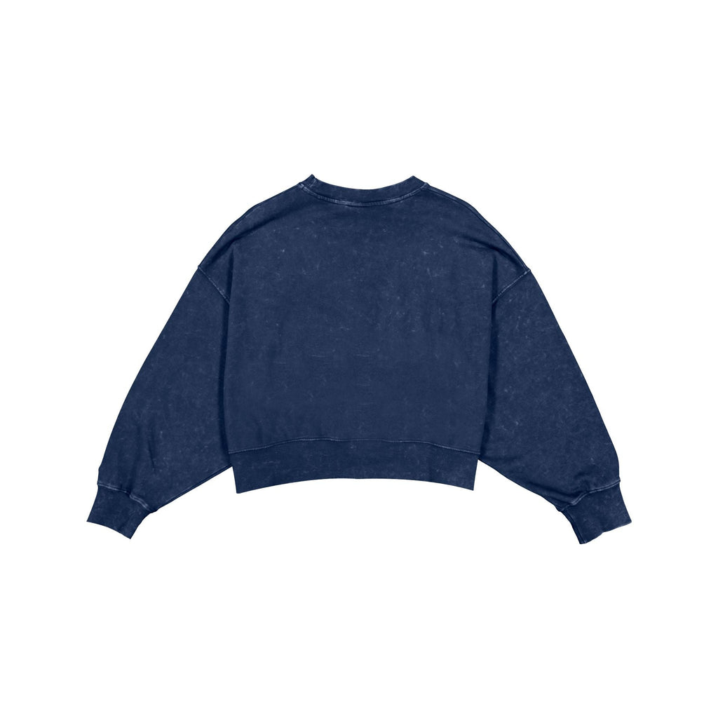 Houston Astros Throwback Women's Boxy Crewneck