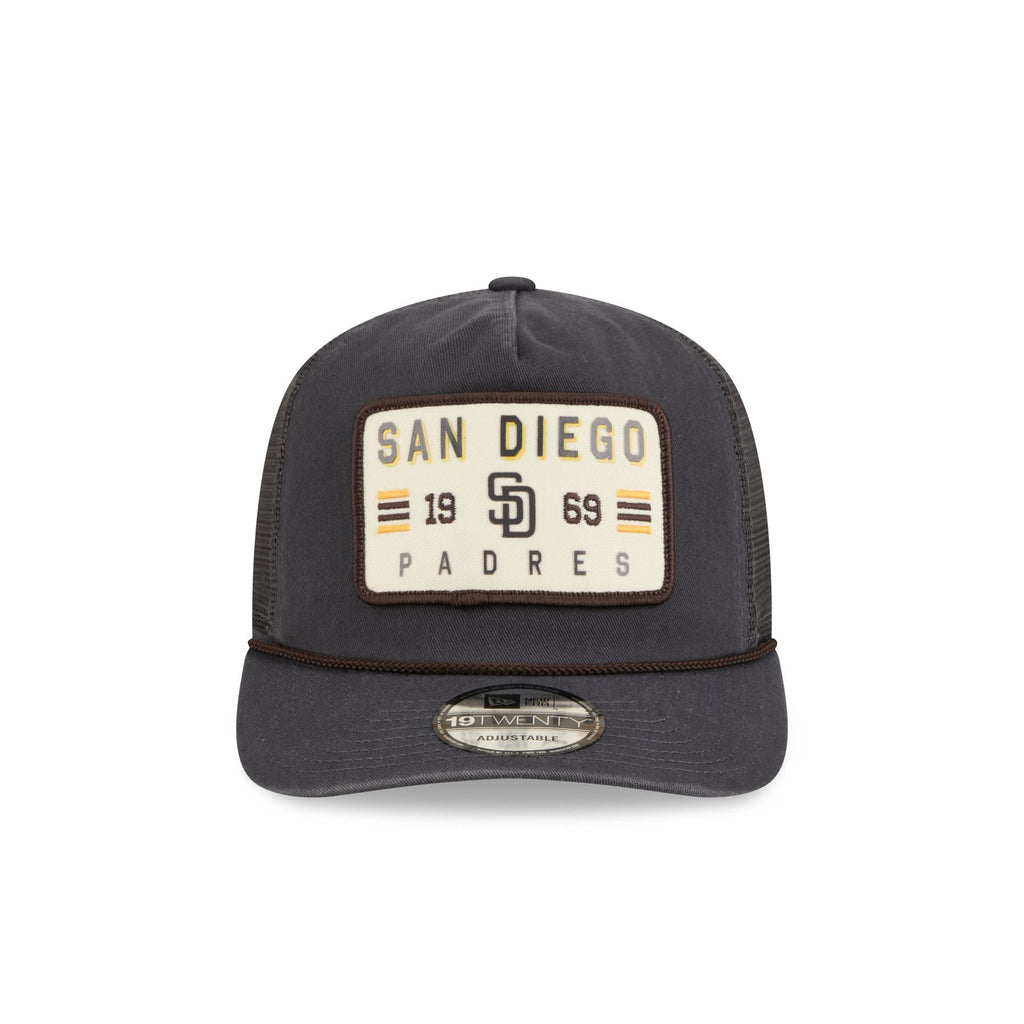 San Diego Padres Washed Graphite 19TWENTY Trucker Hat